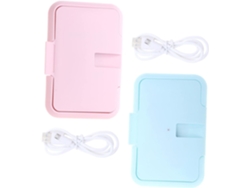 Paquete De 2 Toallitas Usb Portátiles - Toallitas Húmedas Para El Hogar - Compatibles Con Cargadores Y