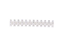 Omni-10 Piezas Bornes De Tornillo De Doble Fila 360v 10a Barrera Eléctrica Terminal Strip Block 12 Terminales