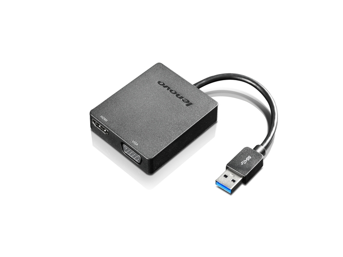 Adaptador LENOVO Universal USB 3.0 to VGA/HDMI