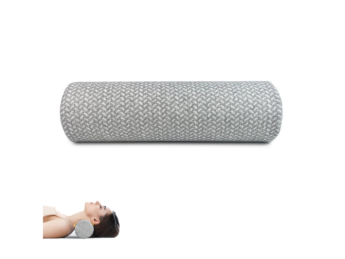 Almohada Cervical Circular De Espuma Viscoelástica Con Funda De Lavable