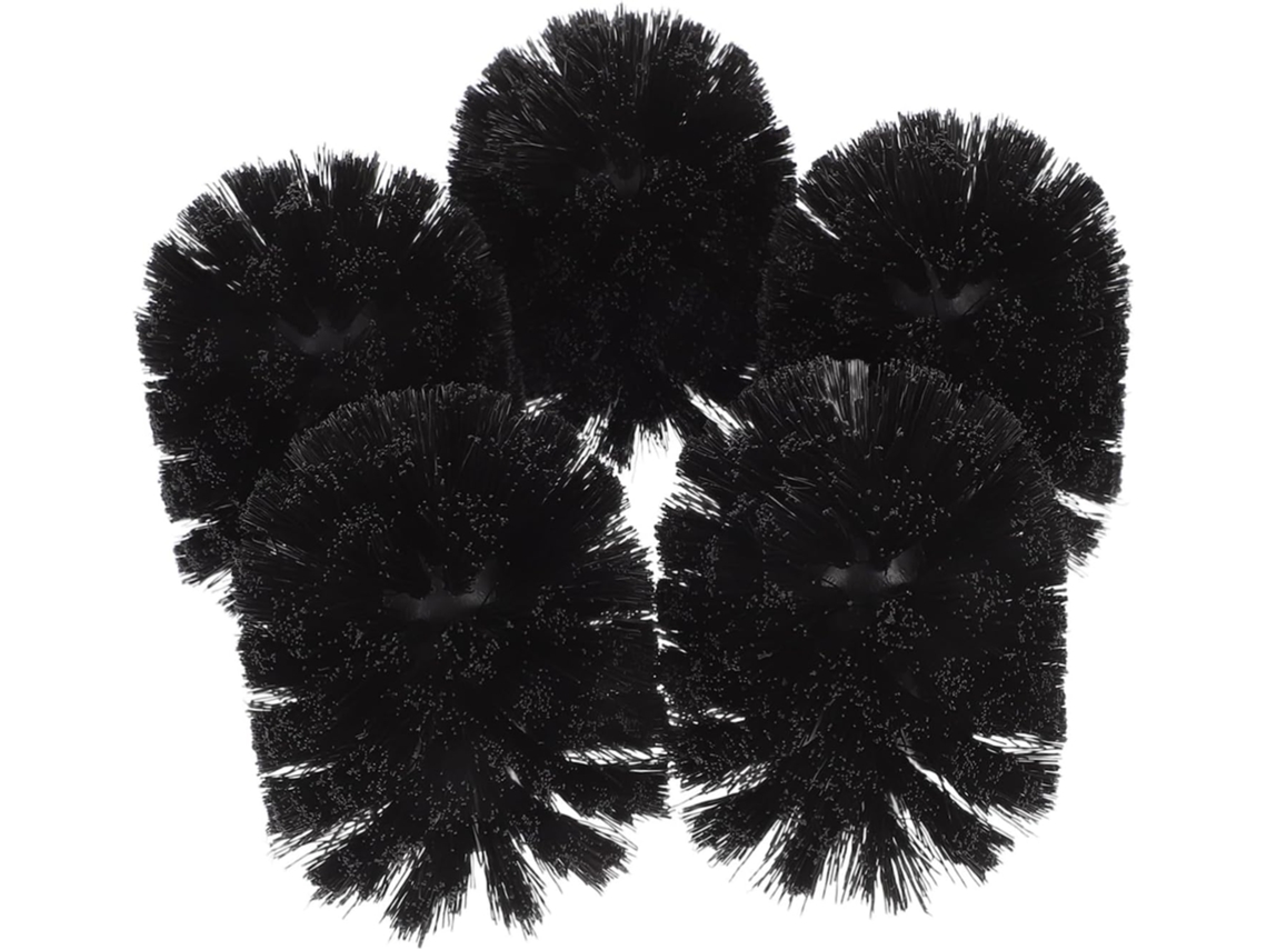 Juego de 5 piezas de inodoro de plástico negro Chaberlu