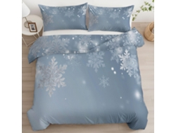 Juego Ropa Cama Adultos Funda Nórdica Almohada Funda Juego Estampado Piezas 240x260 Cm 240 X 260 65