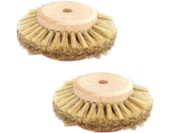 Cepillo De Cerdas De Madera De 66 Mm De Diámetro. Cuatro Filas De Discos De Lijado Y Pulido.