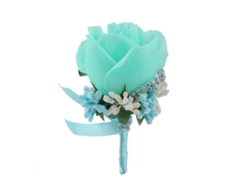 RNEMITERY 1 Unidad Hermosa Corbata Artificial Hecha a Mano para Damas de Honor Boda Decoración Novia Color Rosa