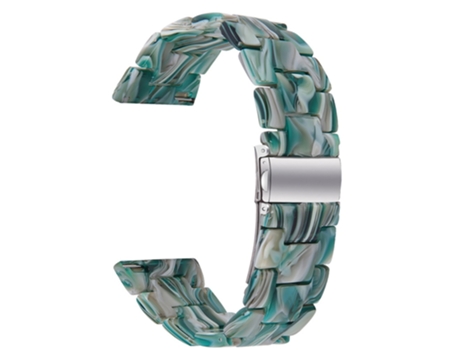 Correa de acero inoxidable con hebilla para Samsung Galaxy Watch4 Classic 42mm/46mm - cara verde