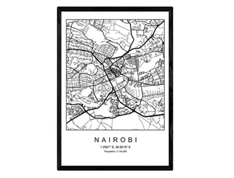 Lámina NACNIC Mapa Nairobi (A3)