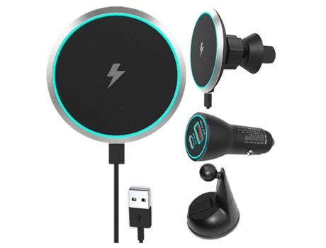 Cargador Sem Rápido Usb Carro para iPhone 12 Pro/SE/11/12 YIZHOOD Seda Negro