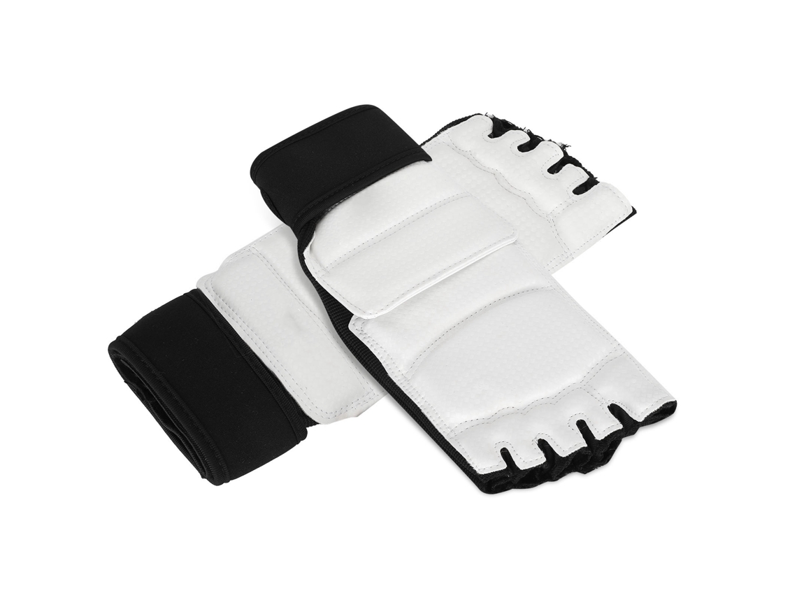 Kklv-2pcs Protetor De Tornozelo Para Taekwondo Boxeo Entrenamiento Adultos Niños Gimnasio Negro Blanco S