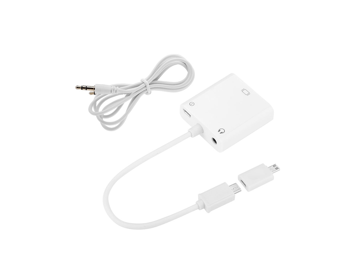 Adaptador EOOCOO (de teléfono a proyector, VGA con interfaz de audio)