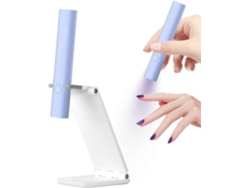 Lámpara UV para uñas de gel, mini lámpara LED UV portátil con soporte Ly Ebike
