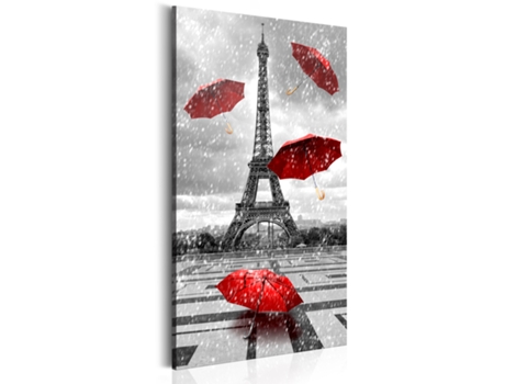 Cuadro ARTGEIST Paris: Red Umbrellas (60x120)