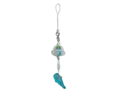 Llavero con colgante de delfín y medusa, accesorio decorativo con cuentas de resina para teléfonos móviles Rosewell