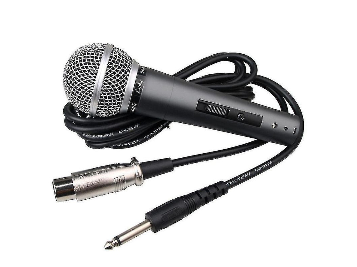 Micrófono Dinámico Con Cable Profesional Sm58s Para Escenario, Grabación En Estudio, Supercardioide De 6,5 Mm.