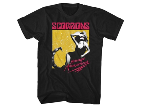 Camiseta ROCKINSTONE Savage Amusement Album Cover Scorpions (S)