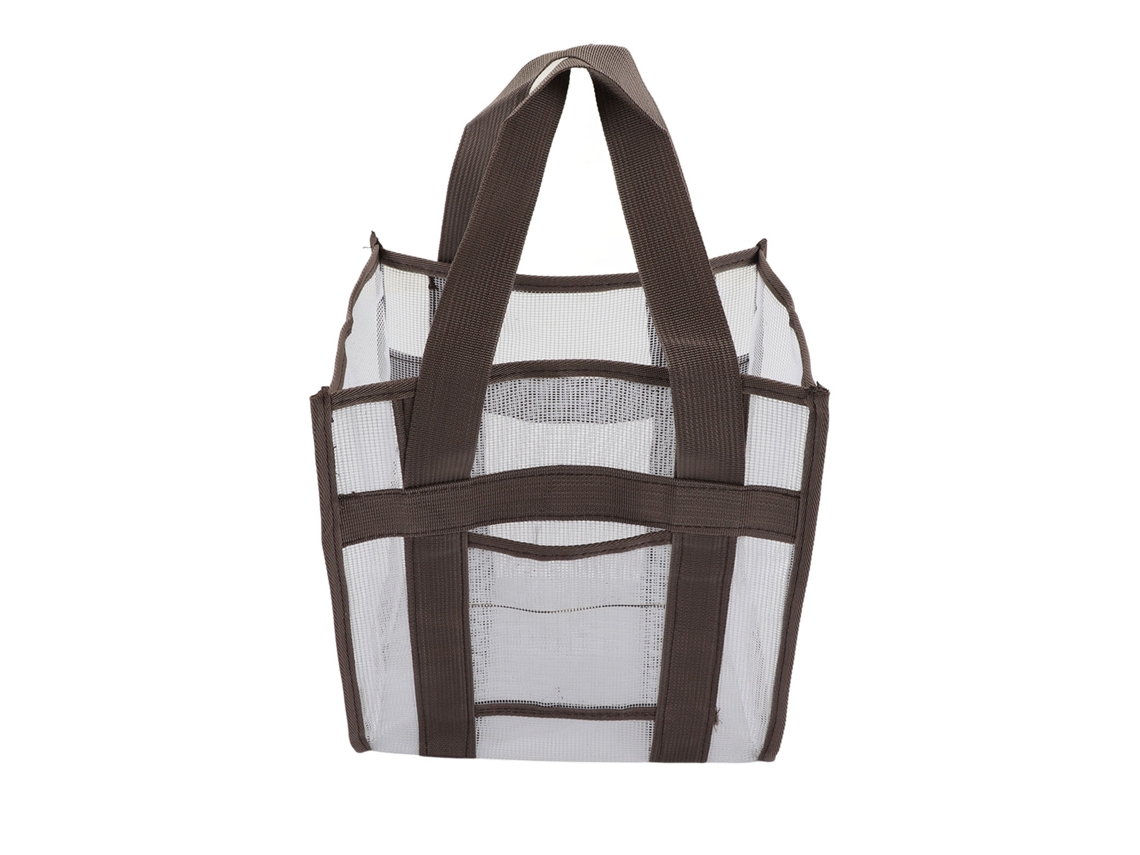 Bolsa Portátil De Malla Oxford De Gran Capacidad Para La Playa, La Piscina Y Para Recoger Conchas.