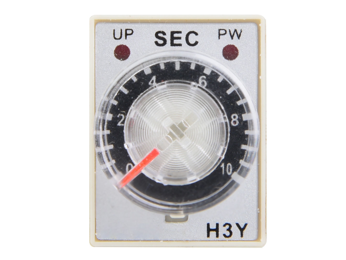 Relé Temporizador H3y-2 De 24 V Cc, Control De Tiempo Ajustable De 1 A 60 S, Interruptor De Control Industrial.