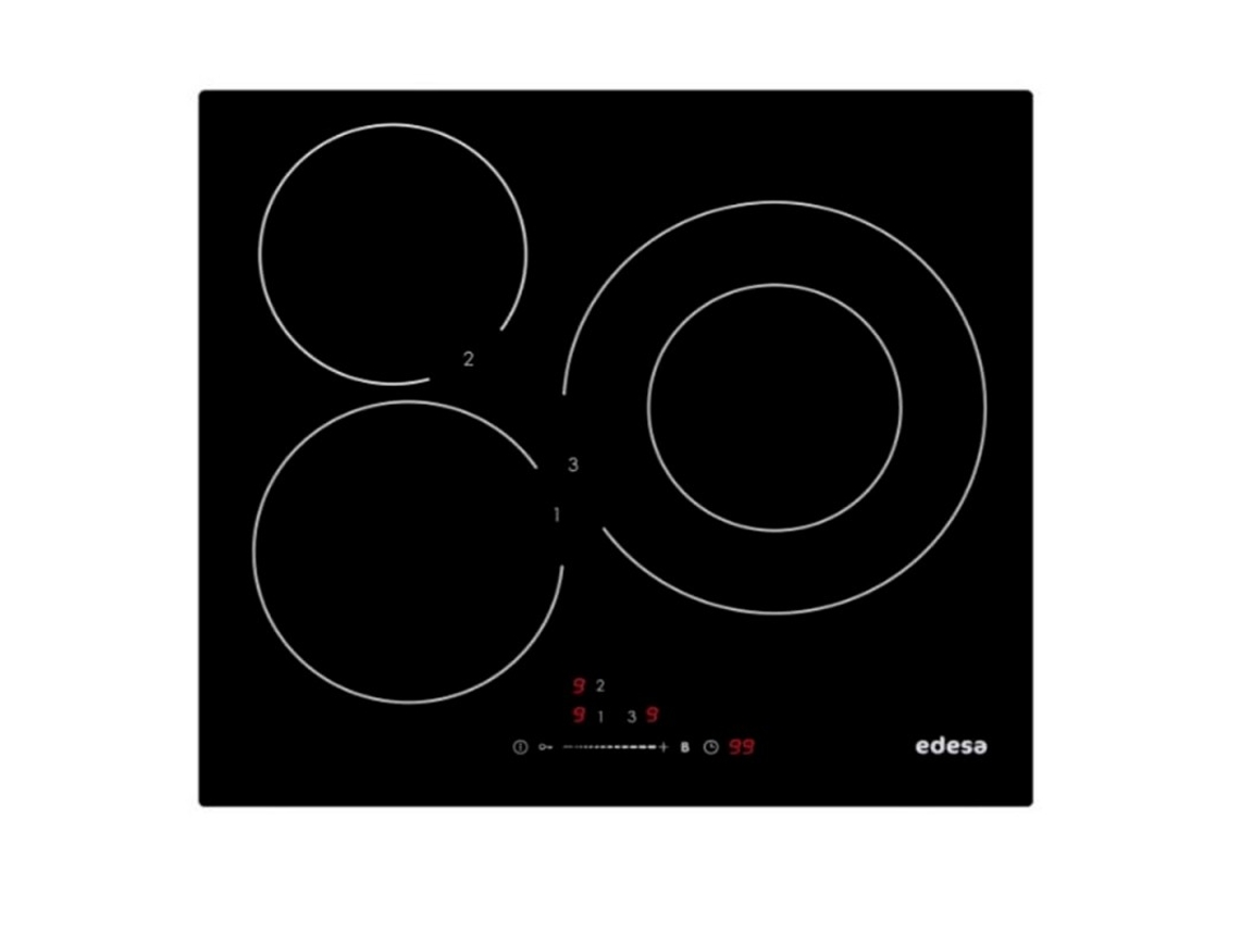 Placa de Inducción EDESA EIS-6330 R/A (Eléctrica - 61 cm - Negro)