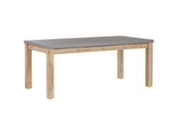 Mesa de comedor BELIANI Ostuni de Cemento reforzado con fibra Gris 90x180x75