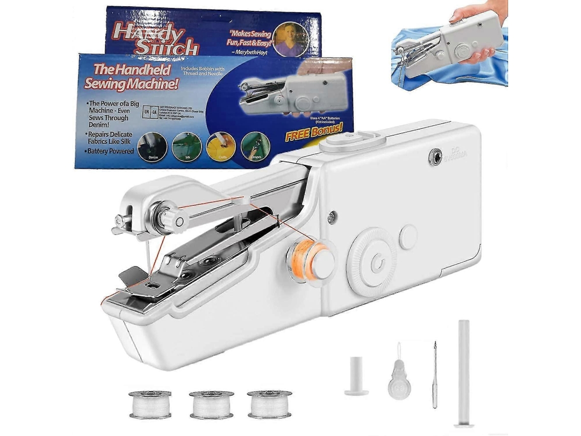Máquina de coser, minimáquina de coser, máquina de coser para principiantes, máquina de coser eléctrica inalámbrica portátil Nostalgia88