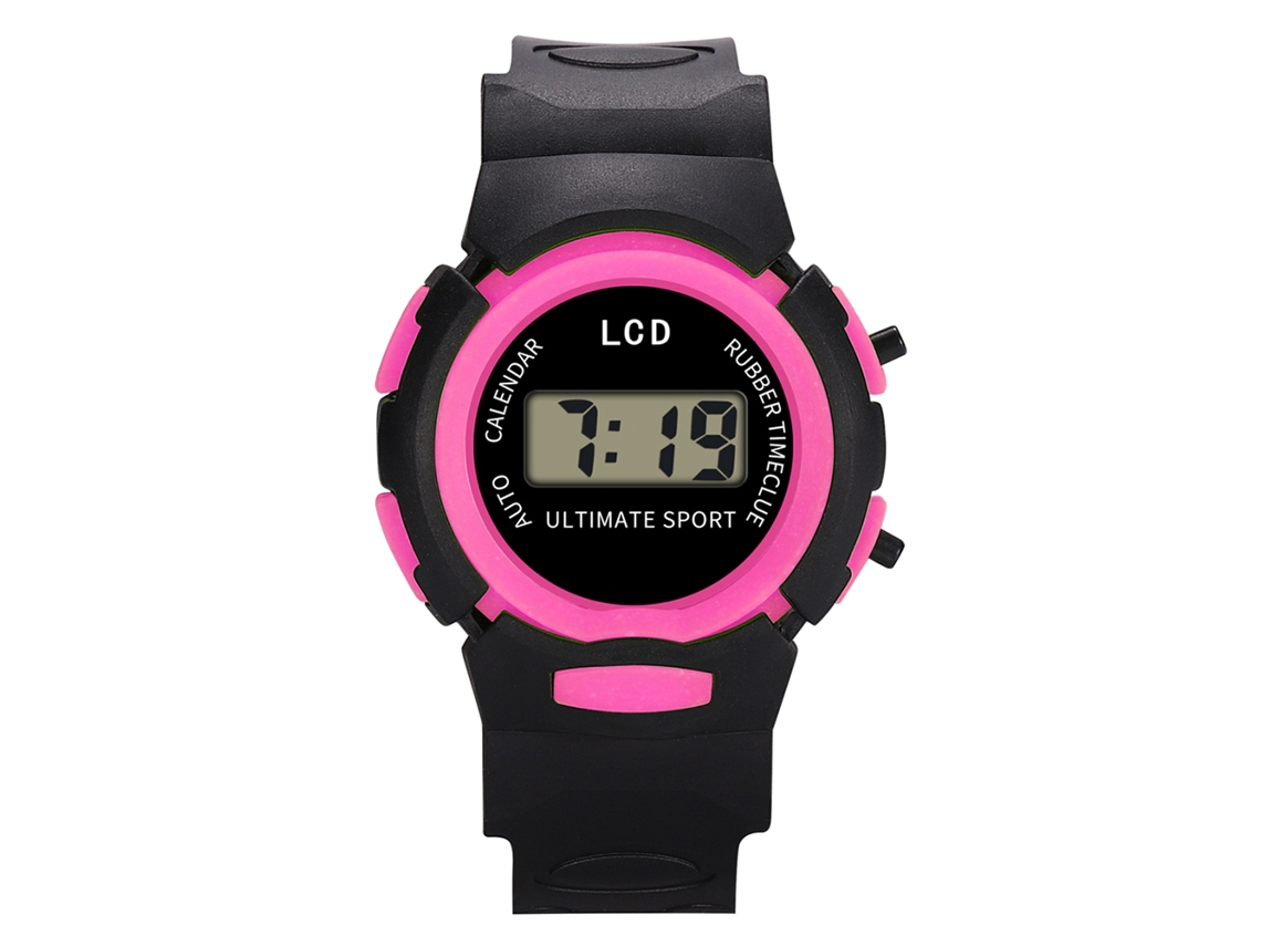 Reloj De Pulsera De Moda Con Correa De Piel Sintética Y Esfera Grande, Unisex (negro)