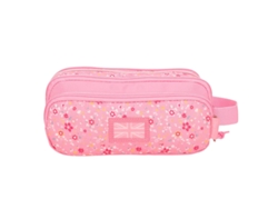 Pepe Jeans Estuche Escolar Alenka Poliéster Rosa