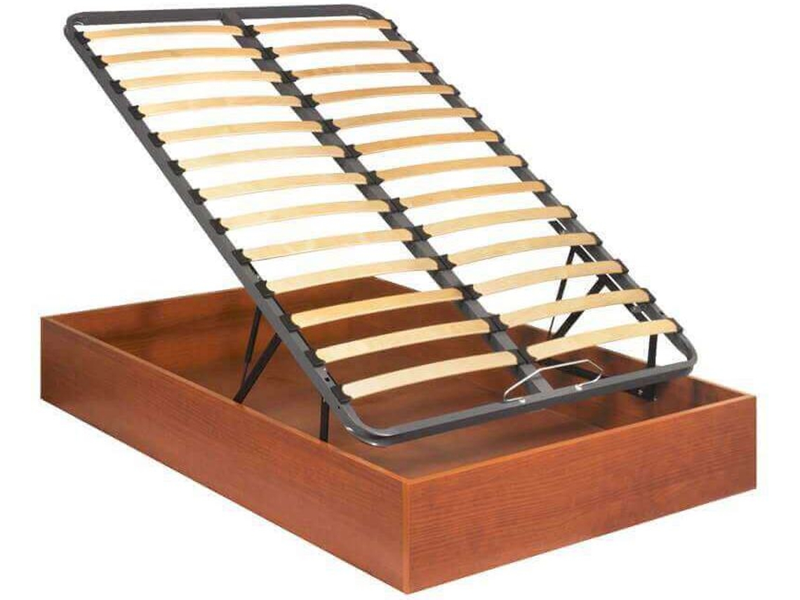Canapé PIKOLIN Abatible De Láminas Transpirable Oxfort Altura 32 Cm - Cerezo - 105X182Cm