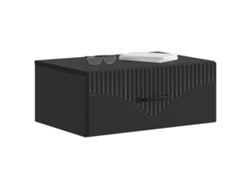 Maison Exclusive - Mesita De Noche De Pared 2 Pcs Negro 49 X 34,5 X 20 Cm