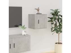 Estantería/Mueble de TV de Pared 40X34,5X40 Cm Gris Cemento
