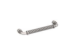 Tirador para mueble Aleación de zinc. Estilo clásico. Distancia entre ejes 128. Plata vieja brillo HARDWAREXCHANGE
