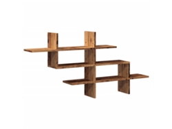 Estante de pared Derivado Madera Vieja MAISON EXCLUSIVE (124,5x18x60,5 cm)