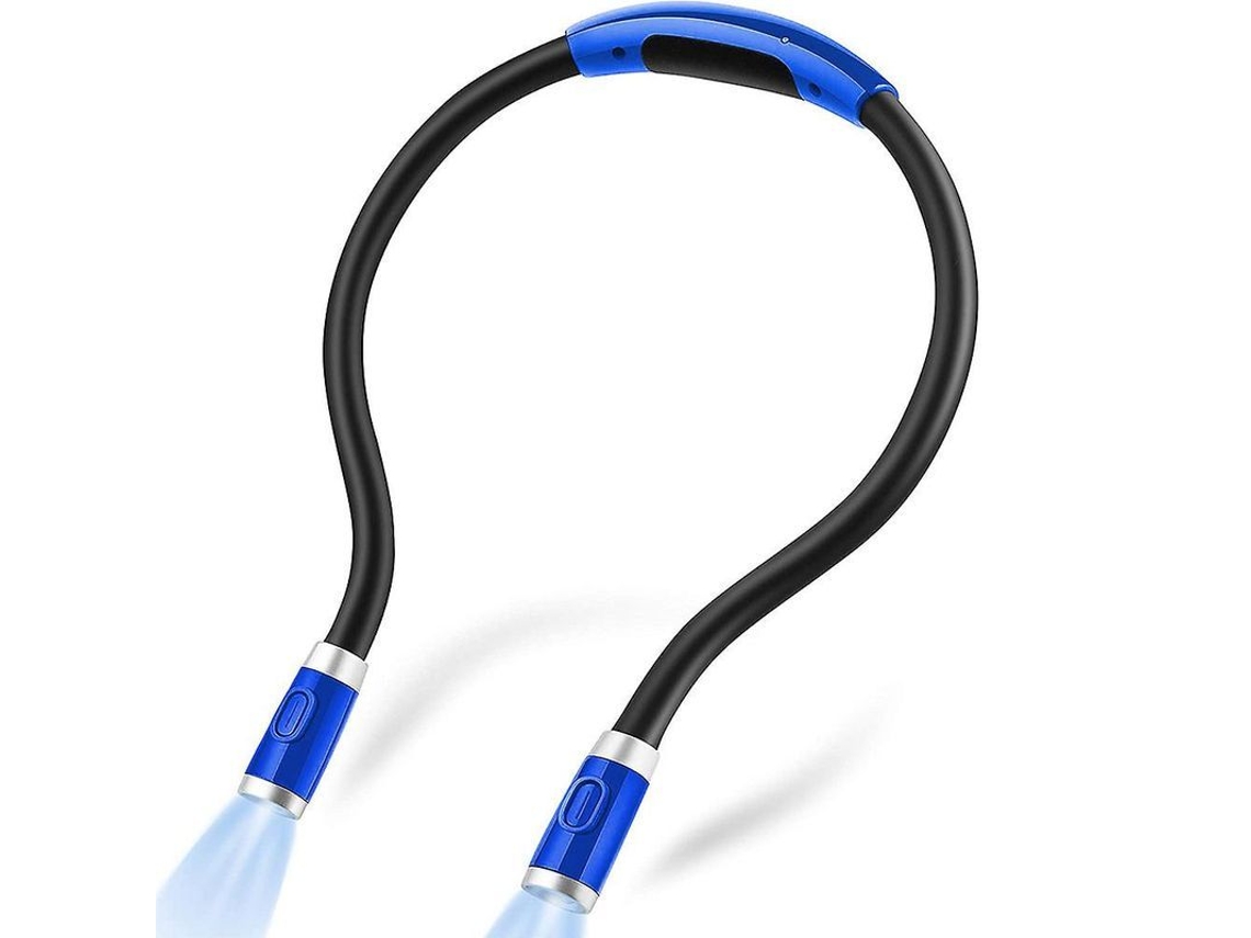 Luz De Cuello Led Ajustable Para Lectura, Tejer, Manualidades Y Croché, Color Negro