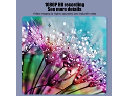 Gravadora De Vídeo Mini 1080p Hd Com Detecção De Movimento Visão Noturna 180° 64gb