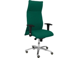 Silla de Escritorio Ejecutiva PYC Albacete Verde con ruedas antiarañazos (Brazos Ajustables - Tejido)