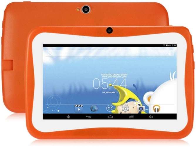 Tablet para Niños (7'' - 8 GB - 1 GB RAM - Wi-Fi - Naranja) — HD | 2MP + 1.3 MP