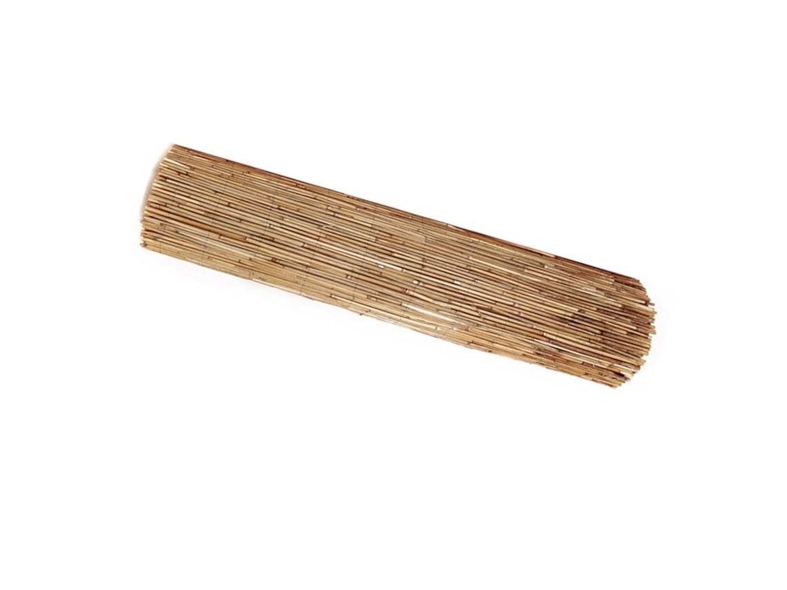 Bambú Natural 1X5M Composicion 100% Caña de Bambu Cerramiento Natural Cañas Cosidas con Alambre Ocultación 60%