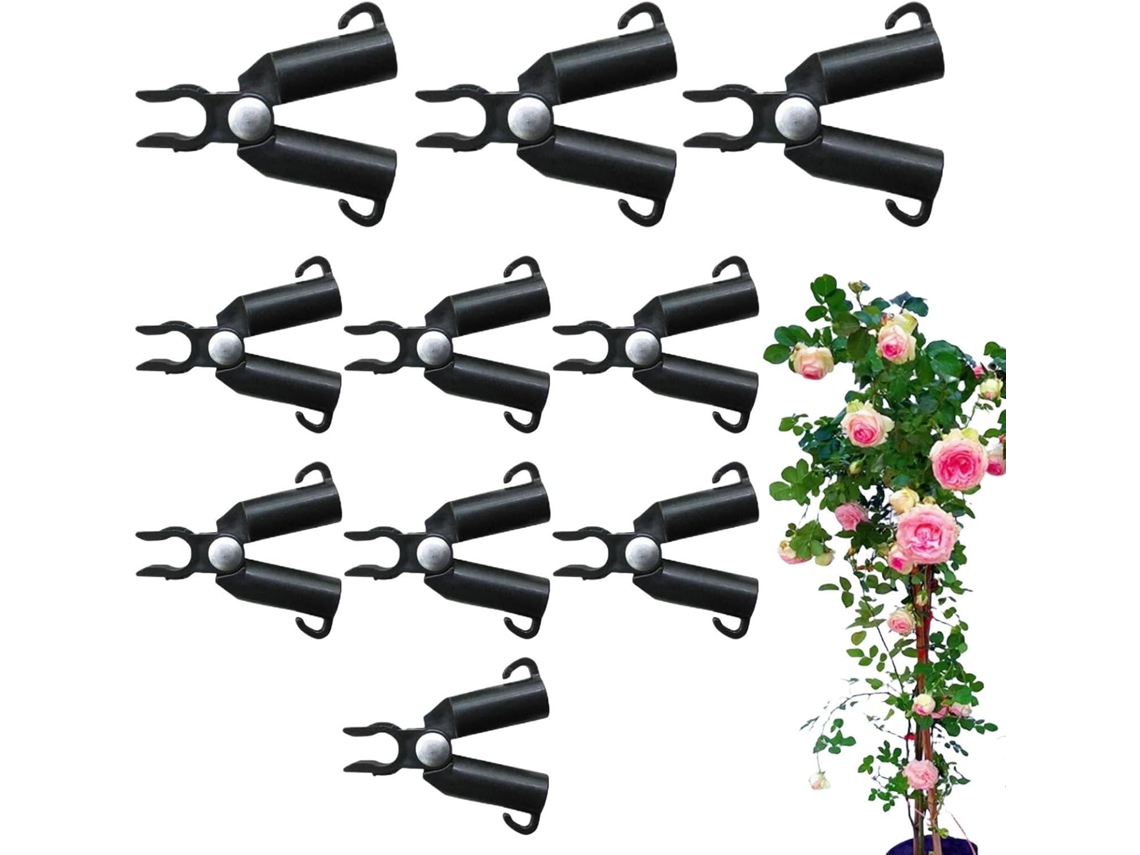 Clips De Soporte Para Plantas Trepadoras De Exterior Juego De 10 Hebillas De Conexión Ajustables Clips Para Plantas