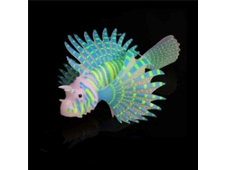 Pez león artificial luminoso, acuario, paisaje acuático, silicona, medusa, pez Rosewell