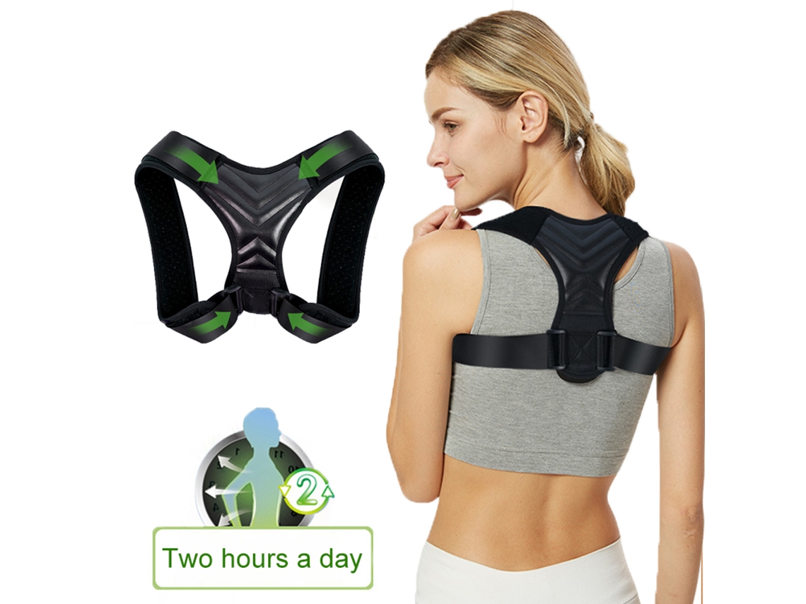Corrector De Postura Ajustable Para Espalda, Hombros Y Zona Lumbar Con Soporte Para Postura Erguida.