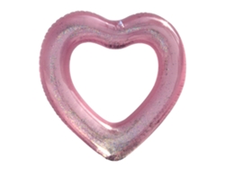 HYMNORA Tubos Hinchables con Forma de Corazón, Tumbona Flotante para Piscina, Juguetes para Playa y Fiesta Acuática para Niños y Adultos
