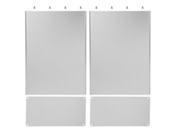 Yncm2026-caja De Proyecto De Aluminio Mate Plata Estuche Diy Para Placa De Circuito Gprs 80x160x220mm