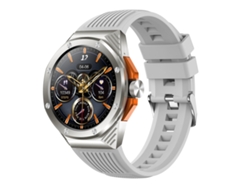 Reloj inteligente Bluetooth con pantalla redonda de 1,46 pulgadas para monitorizar la salud y disfrutar de diversos modos deportivos. (gris)