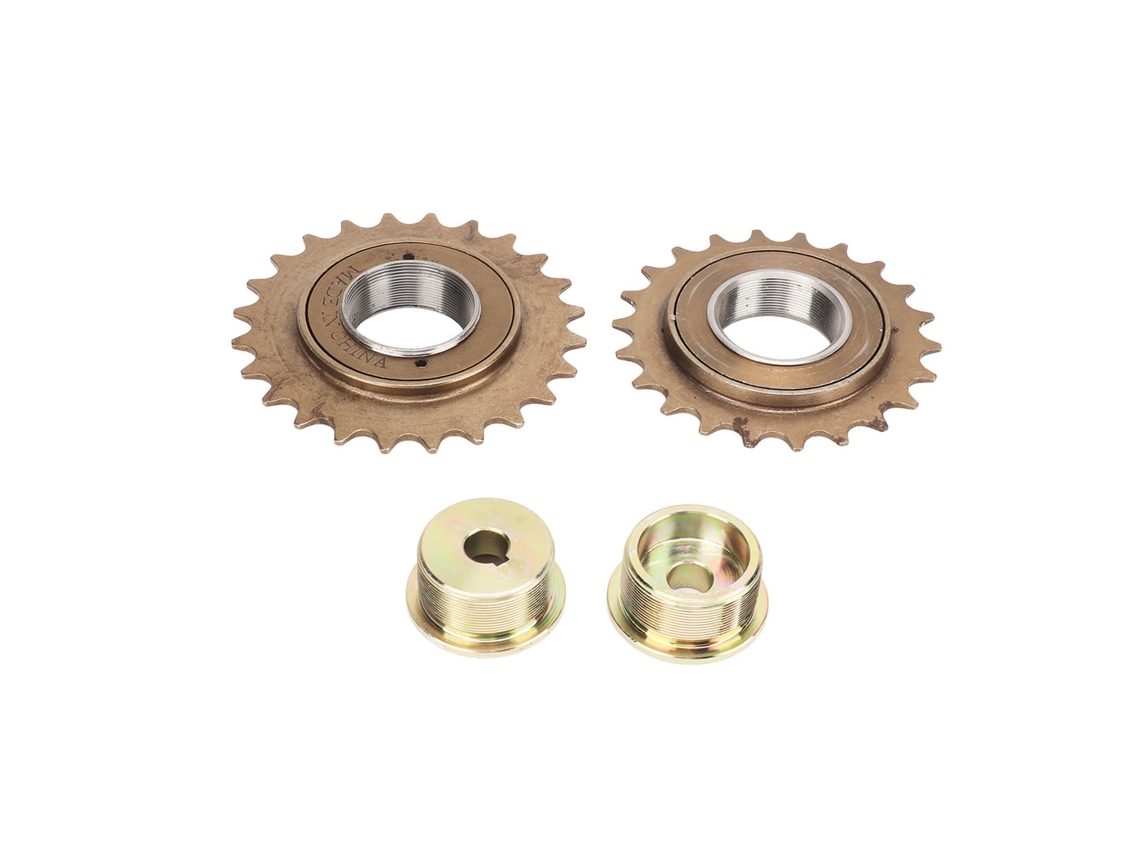 Adaptador Rebe-Freewheel para bicicleta Iron com pinhão de 22 dentes e 24 dentes (esquerdo e direito) para modificação.