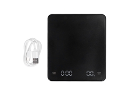Balanza Electrónica Multifuncional Lcd Para Café, Alta Precisión, 0,1 G, 3 Kg, Carga Usb.