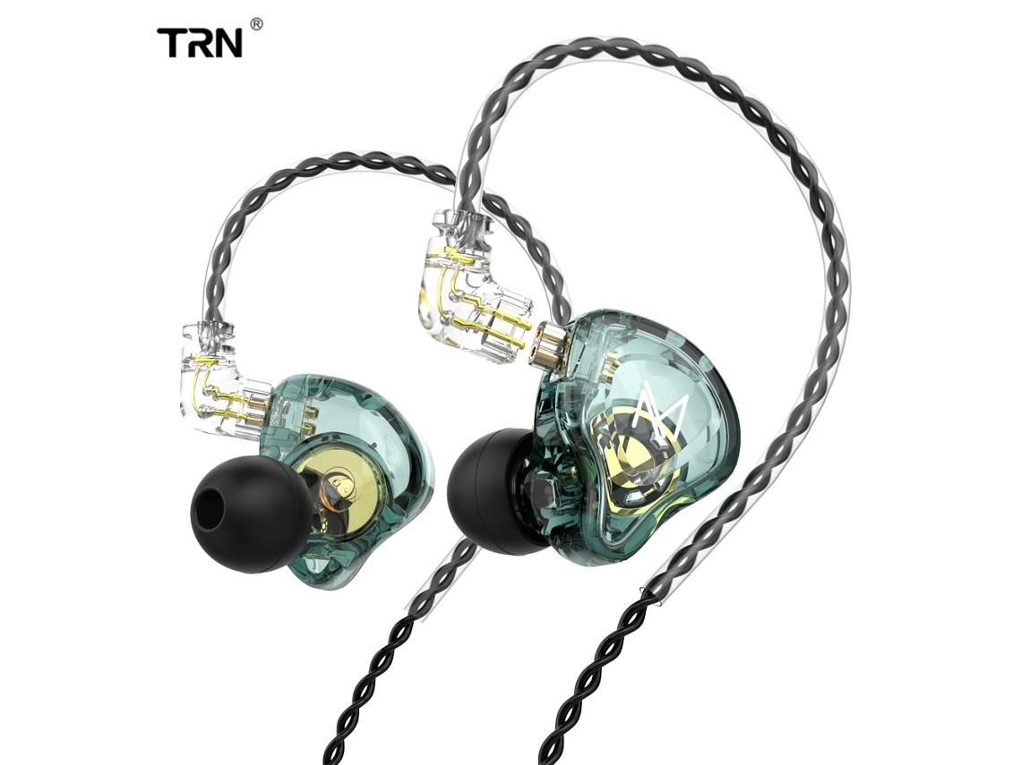 Auriculares In-ear Monitor Trn Mt1 Con Mic, 10mm Driver Dinámico, Cancelación De Ruido, Alambricos
