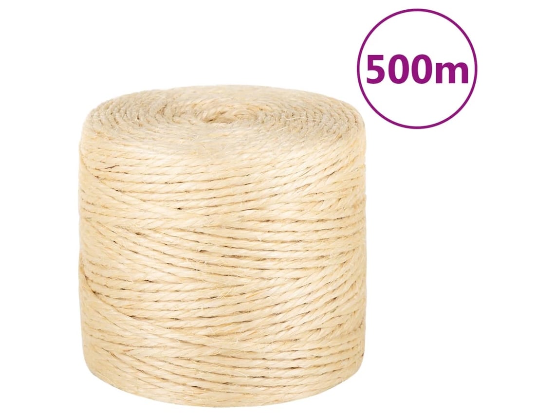 Cuerda 100 Sisal 4 Mm 500 M