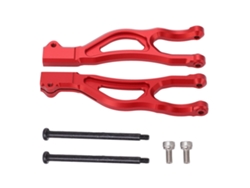 2 Brazos De Suspensión Superiores Delanteros Rc De Aleación De Aluminio Resistente A Altas Temperaturas Para Outcast 8s (rojo)