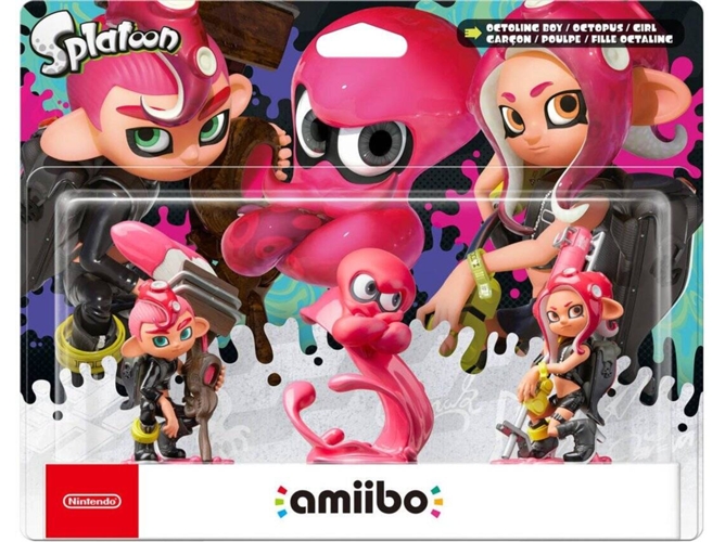 Figura Amiibo NINTENDO Octoling Boy, Girl , Octopus