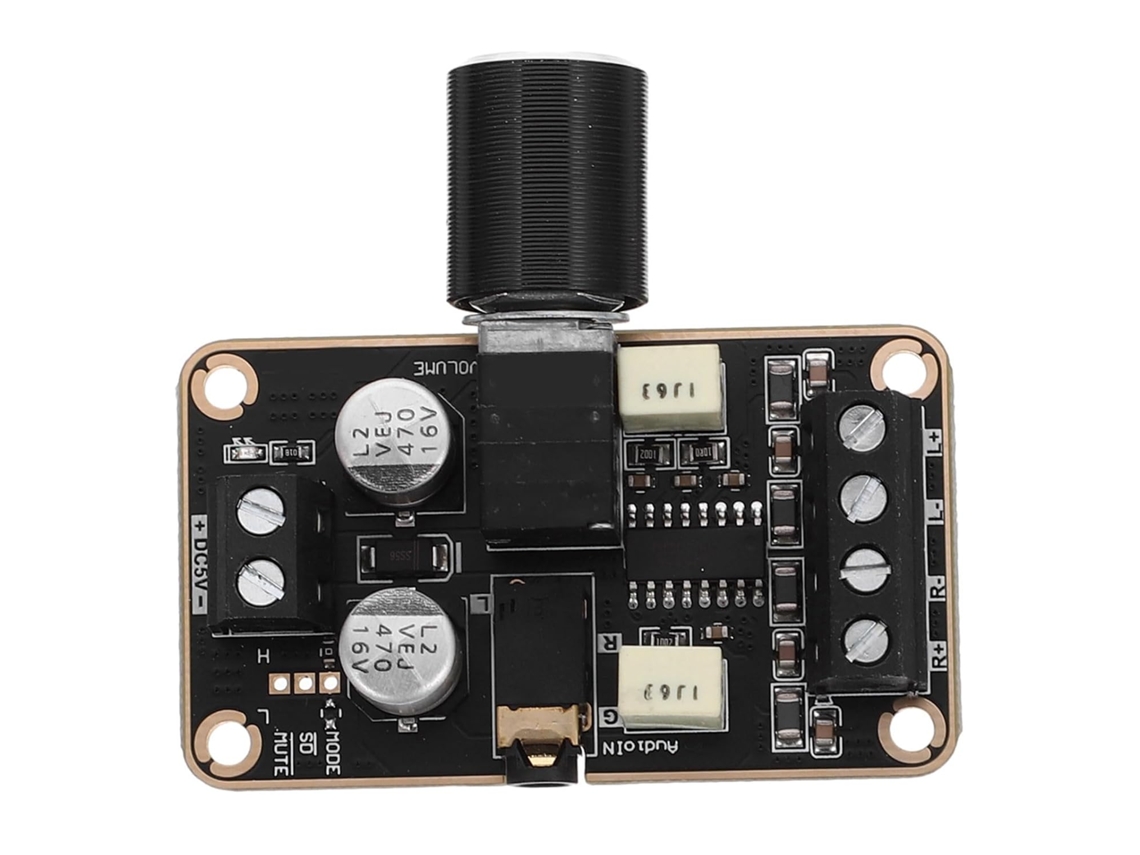 Placa Amplificadora De Audio Estéreo Digital De Doble Canal De 5 W X 2. Módulo Amplificador De Audio Compacto.