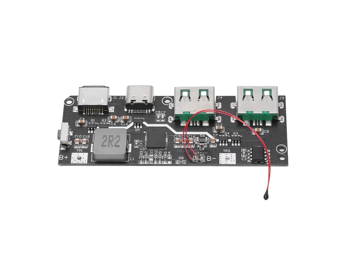 Yncm2026-módulo De Carga Rápida Dual Led Usb Micro Type C 5v 4.5a 22.5w Para Fuente De Alimentación