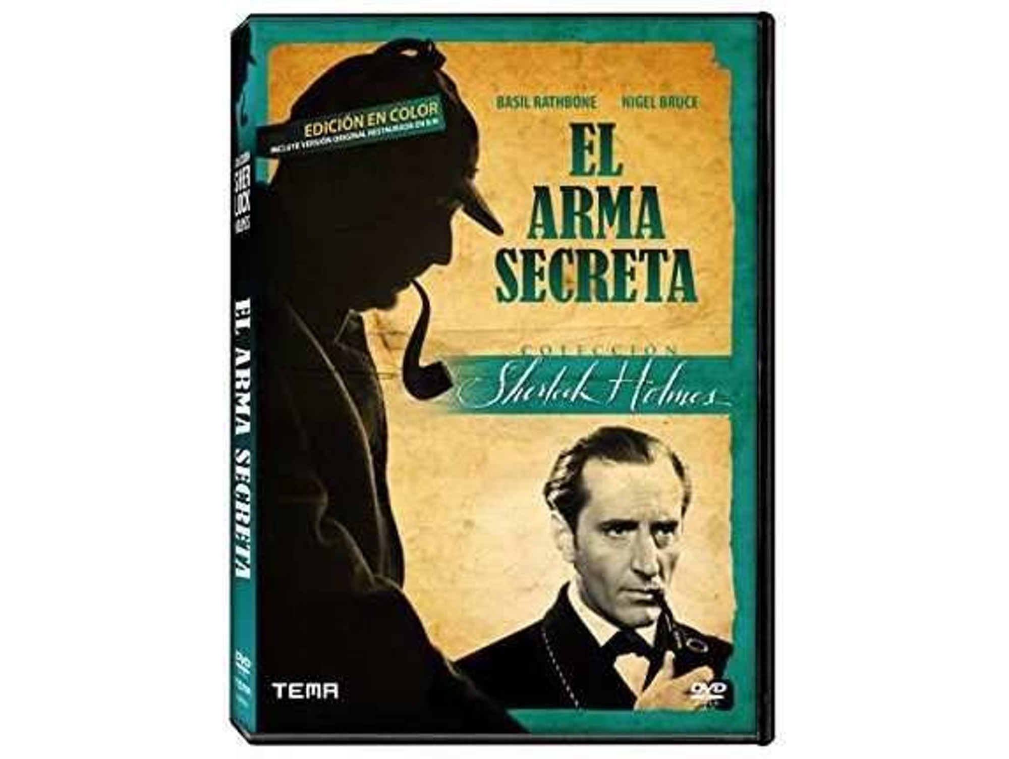 DVD Sherlock Holmes Y El Arma Secreta (First Time In Color)